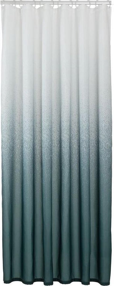Sealskin blend - douchegordijn 180x200 cm - polyester - groen wit