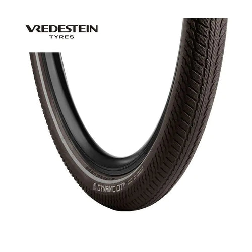 Vredestein buitenband Dynamic City 28 x 1.75 bruin refl
