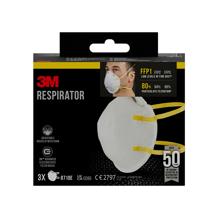 Cargue la imagen en el visor de la galería, 3m 1061819 - stofmasker p1 nr 8710c3n 3st | 6 stuks
