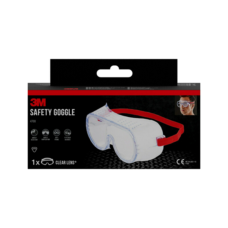 Cargue la imagen en el visor de la galería, 3m 1061645 - clear impact safety goggle | 3 stuks

