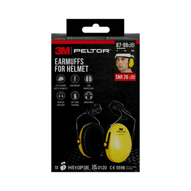 3m 1074271 - gehoorkap voor helm 26db ge | 1 stuks