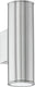 Eglo riga wandlamp - voor buiten - 2 lichts - led - rvs