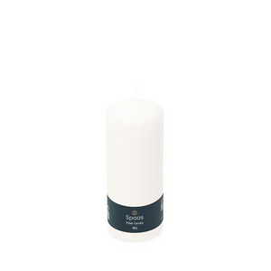 Spaas 1074086 - cilinderkaars 60 150 - wit | 12 stuks