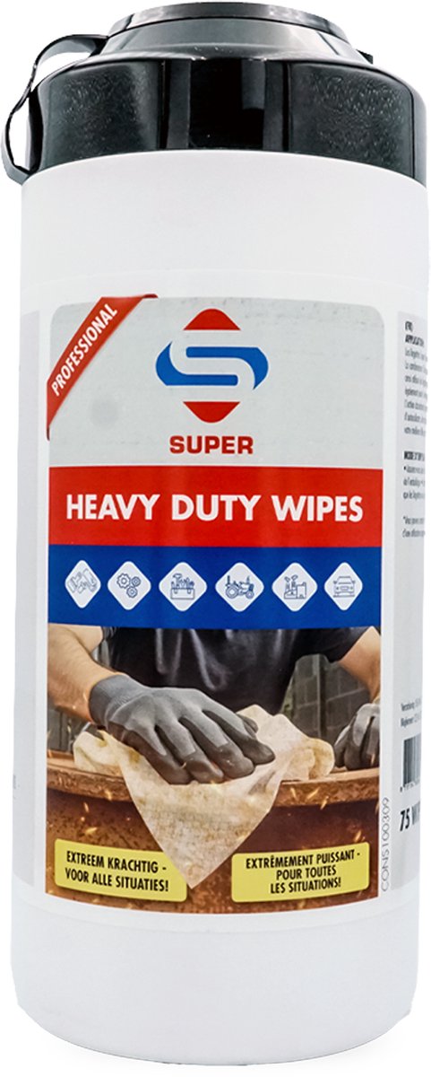 Supercleaners - heavy duty wipes - extreem krachtig