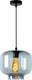Lucide medine - hanglamp - ø 25 cm - 1xe27 - fumé