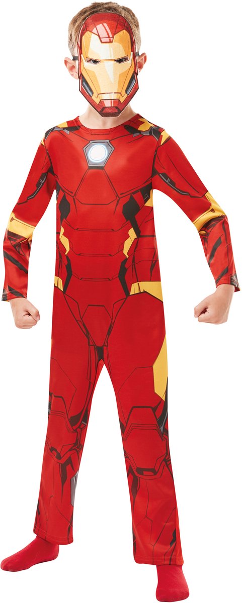 Rubies rubie's verkleedpak avengers assemble iron man junior rood mt 104