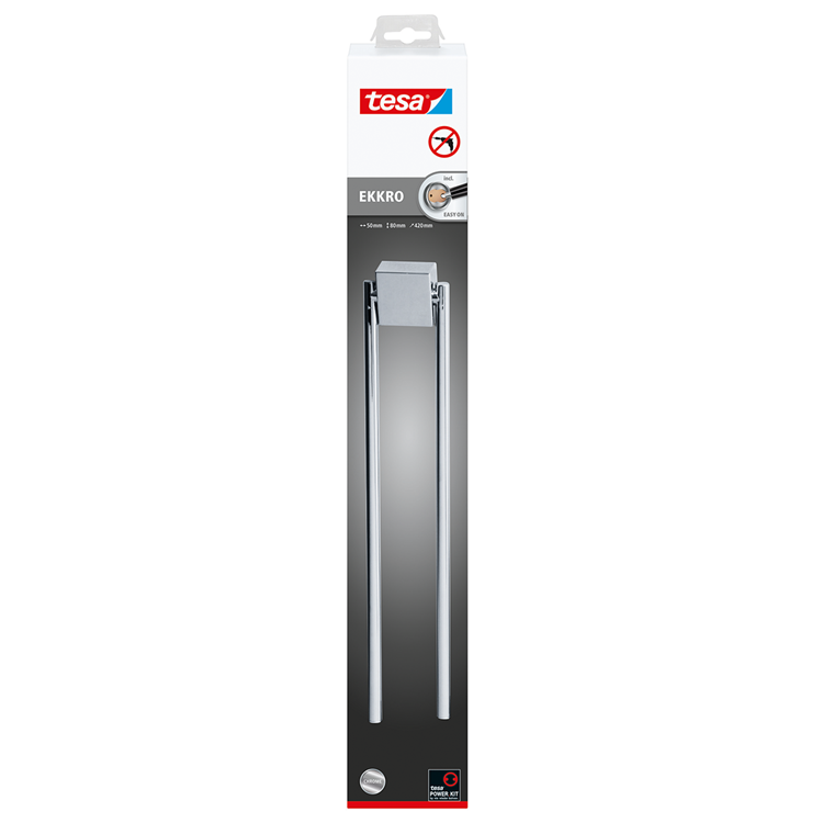 Afbeelding laden in galerijviewer, Tesa 1061419 - ekkro 2arm handdoekhouder | 1 stuks
