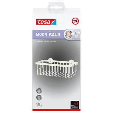 Tesa 1073535 - moon white doucherek enkel wit | 1 stuks