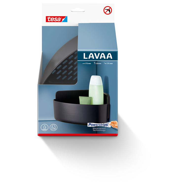 Afbeelding laden in galerijviewer, Tesa 1072293 - lavaa hoek doucherek enkel s | 2 stuks
