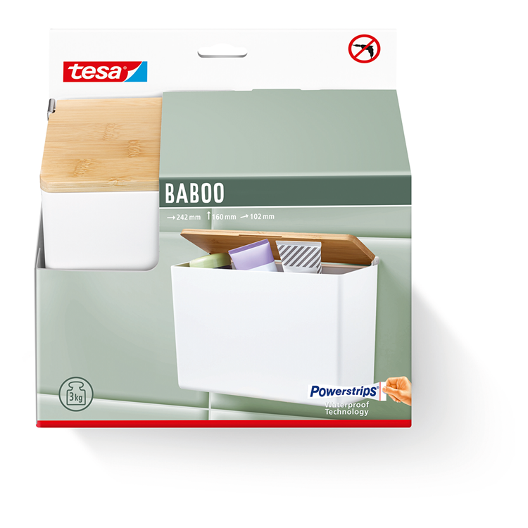 Afbeelding laden in galerijviewer, Tesa 1072300 - baboo opbergbox xl | 2 stuks
