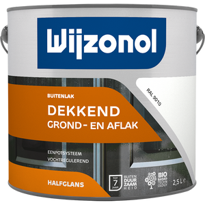 Wijzonol 1034525 - wijz.r9010 dek hlfgl 2,5ltr | 1 stuks