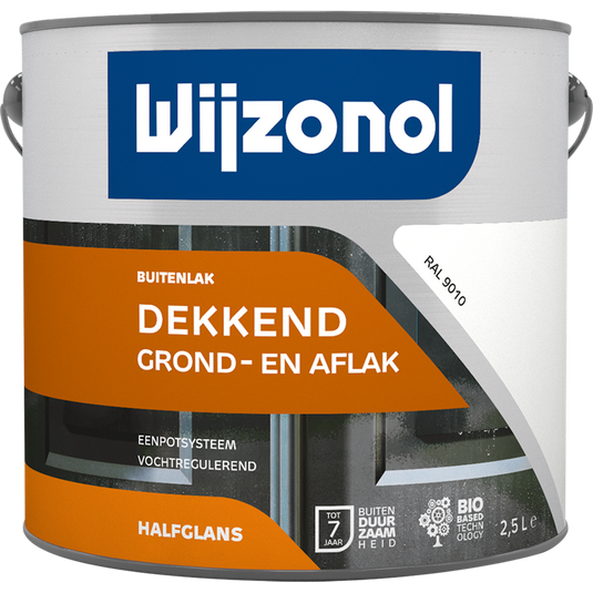 Wijzonol 1034525 - wijz.r9010 dek hlfgl 2,5ltr | 1 stuks