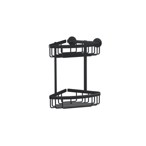 Tesa 1072289 - aluxx black hoek doucherek zwart, dubbel | 1 stuks