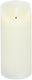 Arti casa led kaars - bewegende vlam - 7 x 16 cm - wit
