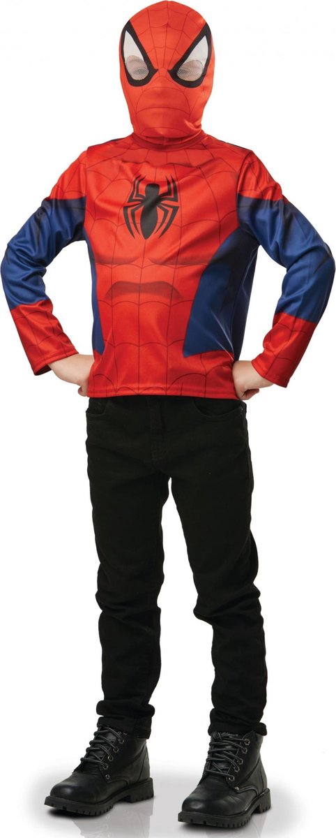 Rubies france - spiderman top en masker voor kinderen