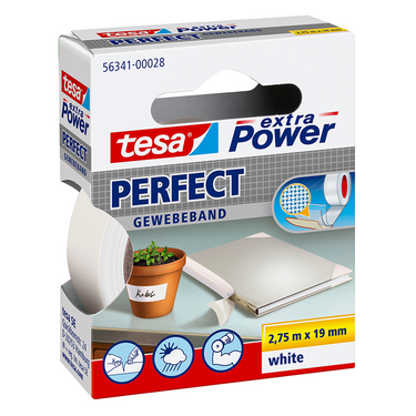 Tesa 1025251 - extra pow.2,75mx19mm wit | 1 stuks
