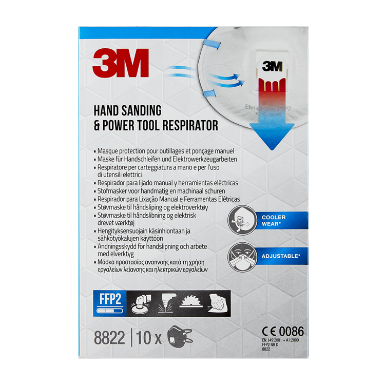 Afbeelding laden in galerijviewer, 3m 1062065 - fijnstofmasker ffp2 ffp2, met ventiel, 10 pk | 1 stuks
