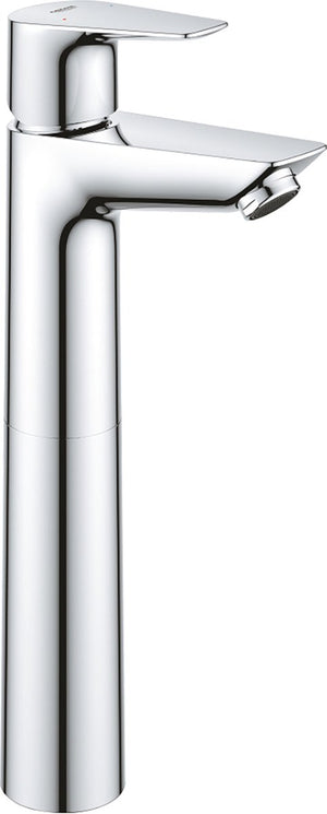 Grohe quickfix start edge wastafelkraan - waterbesparend - incl. waste - chroom