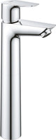 Grohe quickfix start edge wastafelkraan - waterbesparend - incl. waste - chroom