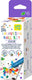 Haku yoka : mini kleurrol kit zeedieren 12x200cm, inclusief 4 krijtjes en schilderen op nummer, afscheurbaar, in bijenwas (10%), in doos 6,2x6,2x19,6cm, 3+