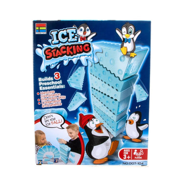 Spel ijs stapelen op pinguin