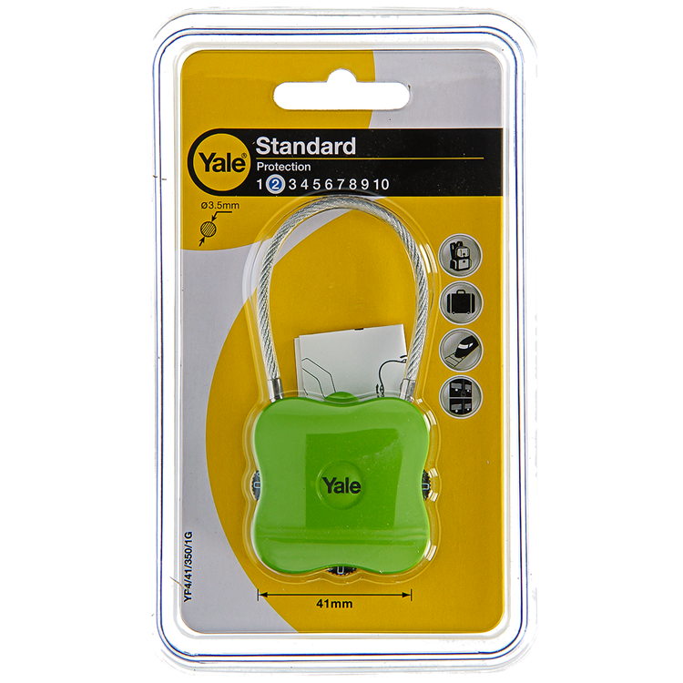 Laden Sie das Bild in Galerie -Viewer, Yale 1060502 - code hangslot flex groen | 3 stuks
