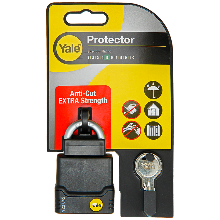 Laden Sie das Bild in Galerie -Viewer, Yale 1060488 - hangslot protector 45mm weerbestendig | 3 stuks
