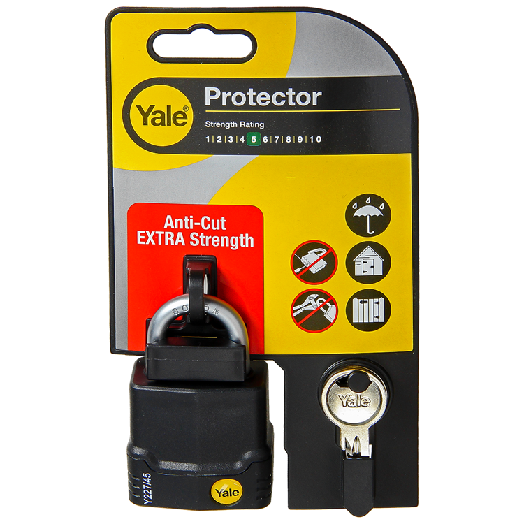 Laden Sie das Bild in Galerie -Viewer, Yale 1060488 - hangslot protector 45mm weerbestendig | 3 stuks
