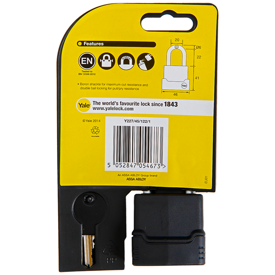 Yale 1060488 - hangslot protector 45mm weerbestendig | 3 stuks