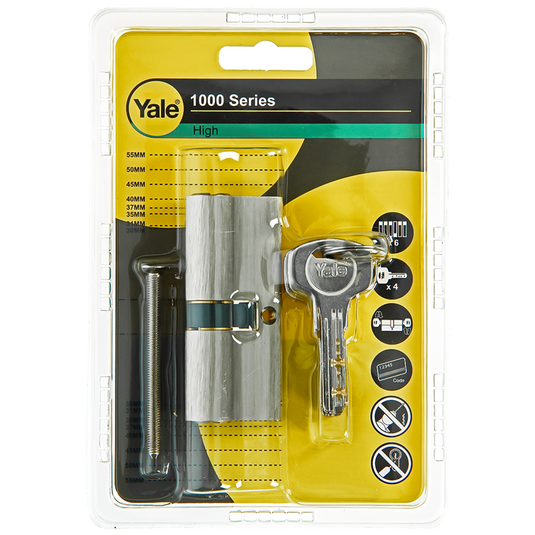 Yale 1060539 - profielcilinder 1000 mv 75mm(35 40) | 5 stuks