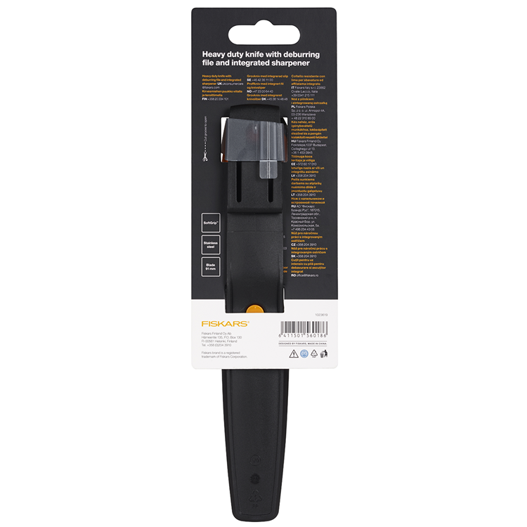 ギャラリービューアに画像をロードする, Fiskars heavy duty mes met slijper (groen)
