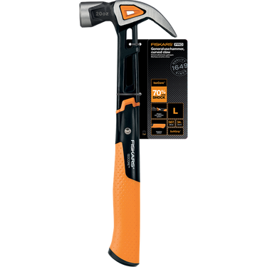 Fiskars isocore klauwhamer l, gebogen