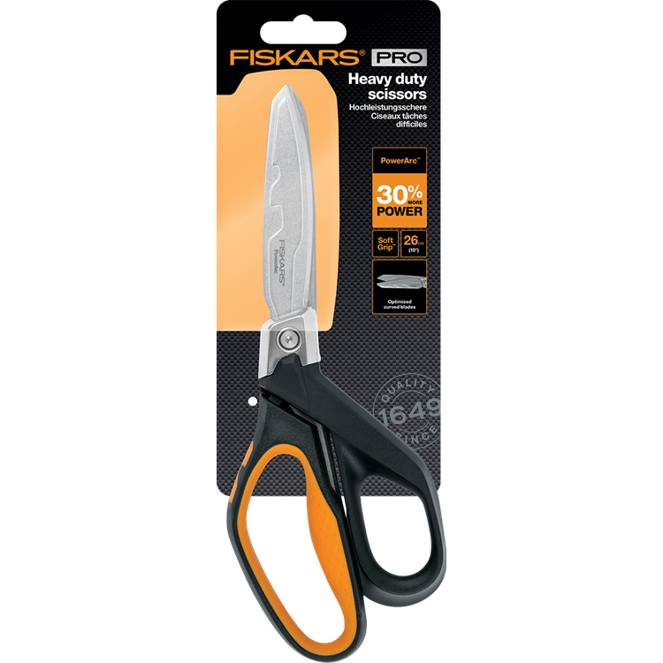 Afbeelding laden in galerijviewer, Fiskars powerarc heavy-duty schaar 26 cm zilver

