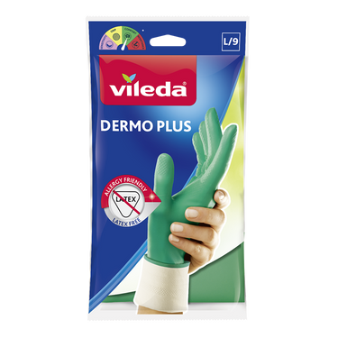 Vileda 1068888 - handschoenen dermoplus large | 12 stuks
