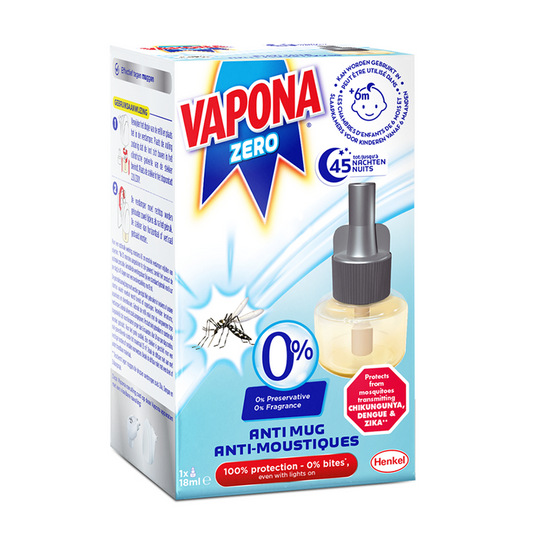 Vapona 1074484 - zero liquid navul | 12 stuks