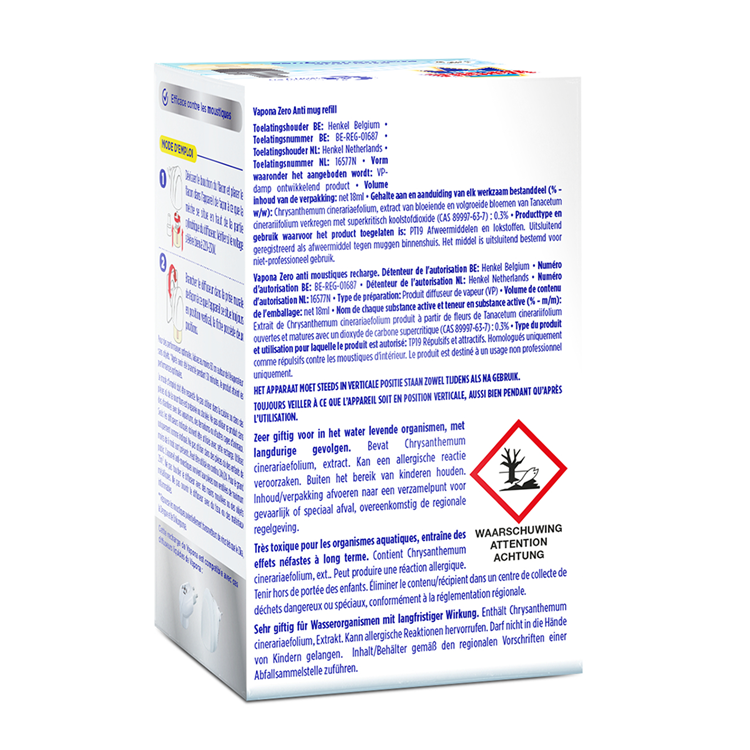 Afbeelding laden in galerijviewer, Vapona 1074484 - zero liquid navul | 12 stuks

