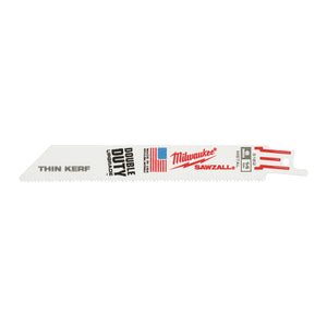 Milwaukee accessoires milwaukee reciprozaagbladen | thin kerf | metaal | 150mm x 14 tpi | 5 stuks - 48475182