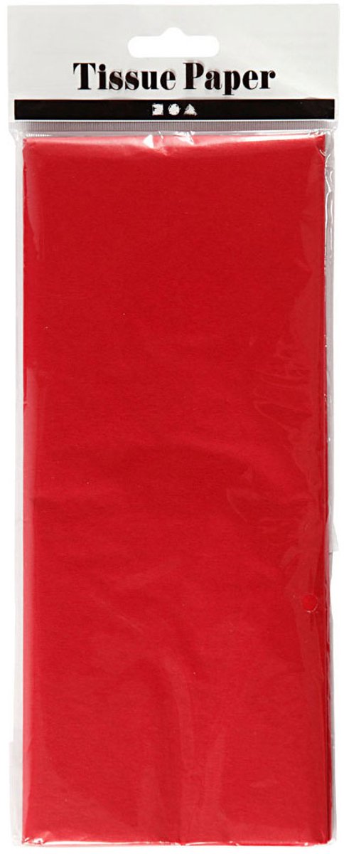 ギャラリービューアに画像をロードする, Creativ company tissuepapier rood 10 vellen 14 gr, 50x70cm
