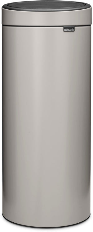 Brabantia touch bin prullenbak - 30 liter - soft grey
