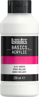 Liquitex 8870304 basics gloss varnish 250 ml – glanzende acrylvernis, transparante bescherming - glans vernis