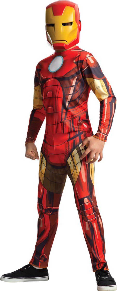 Rubies avengers assemble kinder verkleedpak iron man maat 116