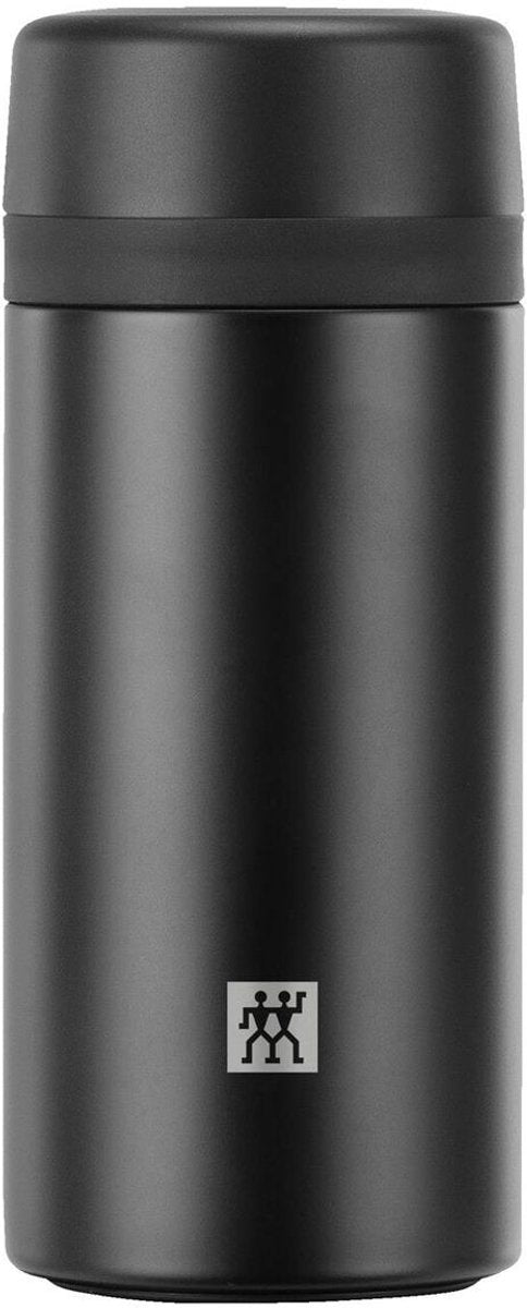 Zwilling thermo thermosfles met zeefinzet 420 ml - zwart