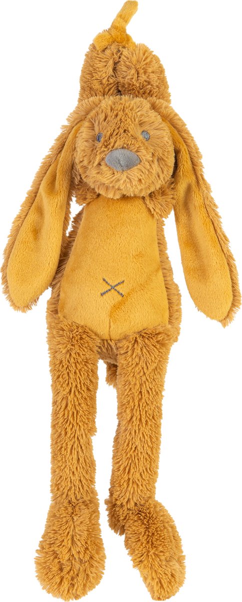 Happy horse konijn richie muziekknuffel - okergeel - baby cadeau