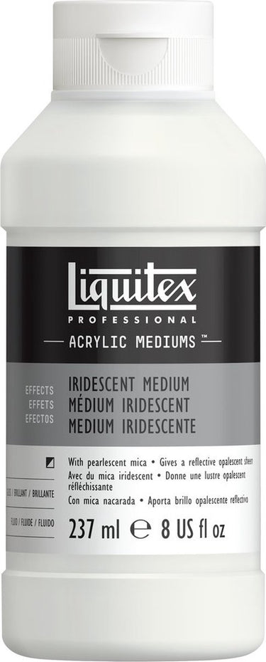 Liquitex 107008 professional iridescent medium 237 ml – acryl additief voor schitterende kleuren glansfinish