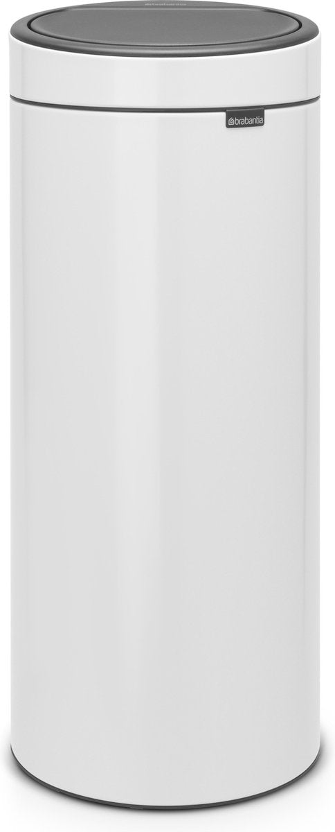 Brabantia touch bin prullenbak - 30 liter - white