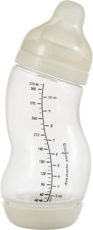 Difrax babyfles breed - 310 ml - crème - 1 stuk - s-fles - anti koliek