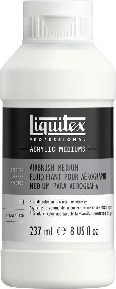 Liquitex 5908 professional airbrush medium 237 ml – acryl additief, verdunner airbrush verf