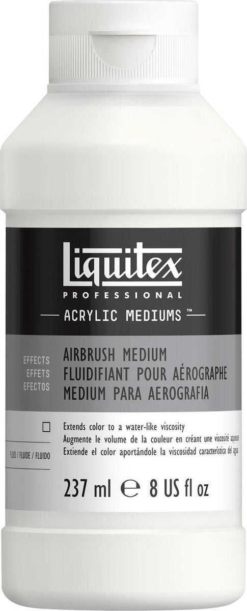 Liquitex 5908 professional airbrush medium 237 ml – acryl additief, verdunner airbrush verf