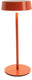 Eglo simeri tafellamp - oplaadbaar (tot 22 uur licht) - solar - 31 cm - steenrood warm oranje - draadloos - dimbaar - binnen en buiten