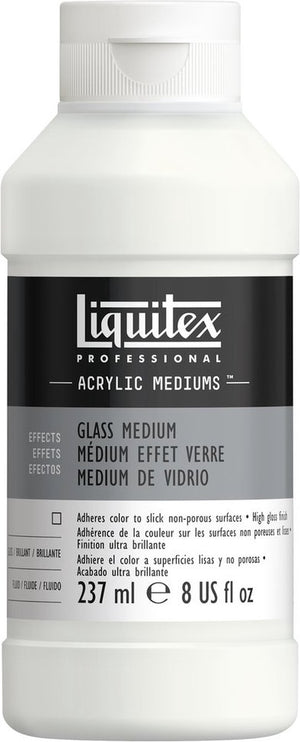 Liquitex 8870519 professional glass medium 237 fles – hoogglanz acrylmedium voor glas keramiek, hittefixeerbaar